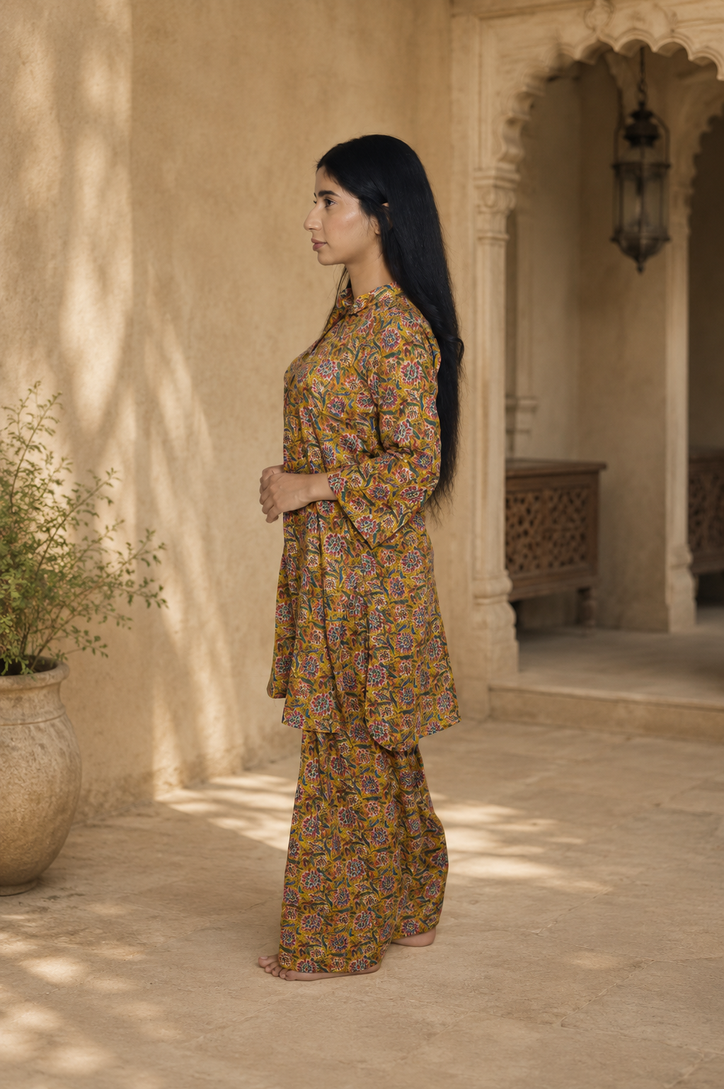 Floral Farshi Salwar Suit