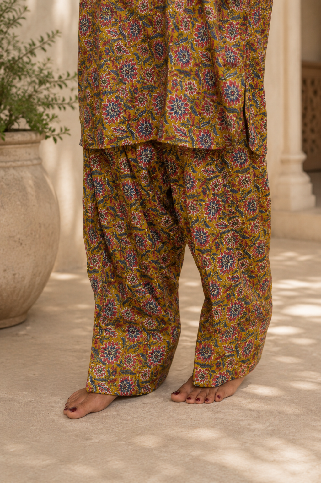Floral Farshi Salwar Suit